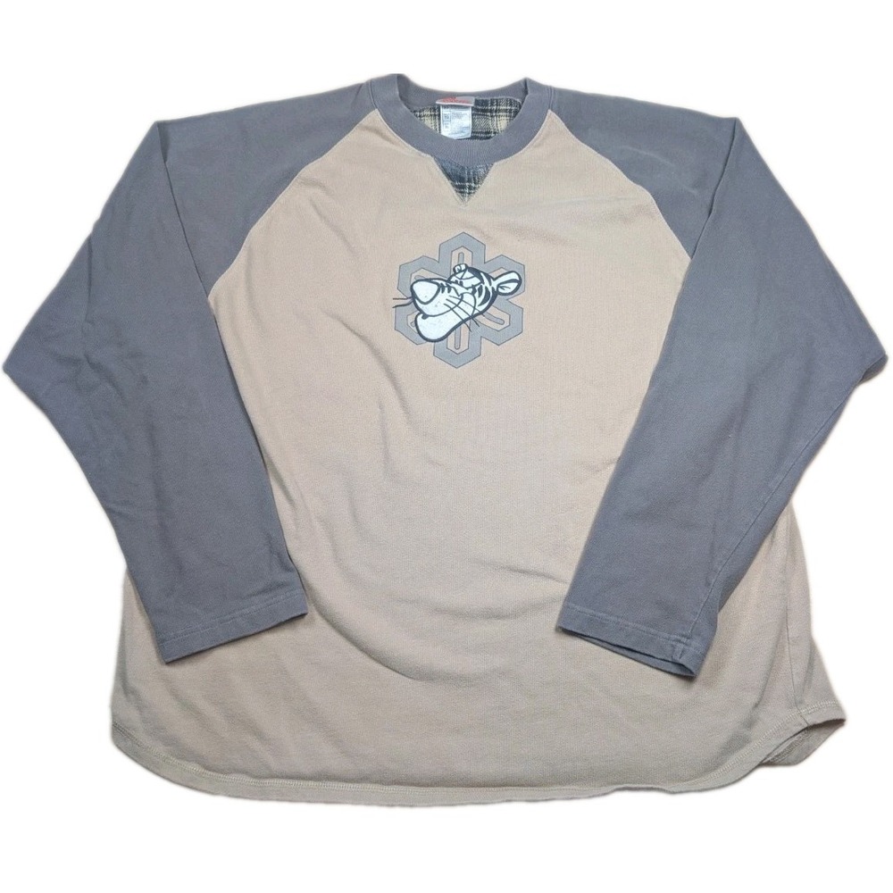 Vintage Disney Store Winter Tigger Long Sleeve Shirt Crewneck Sweater Size XL